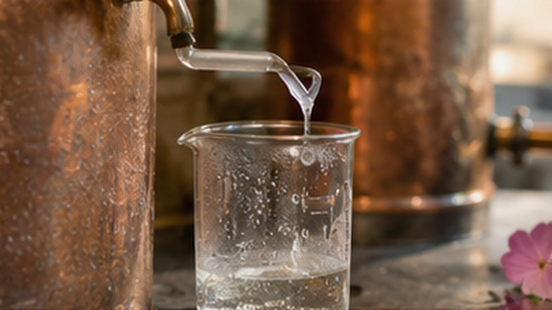 Condensation issue d’une distillation botanique et récupération d’hydrolat